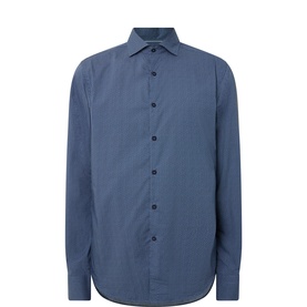 Geometric Single-Cuff Shirt