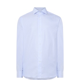 Textured Double-Cuff Shirt