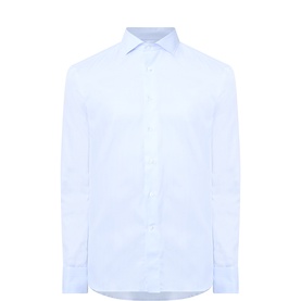 Herringbone Double-Cuff Shirt