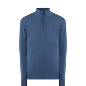 Merino Wool Half-Zip Sweater