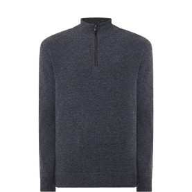 Textured Half-Zip Sweater