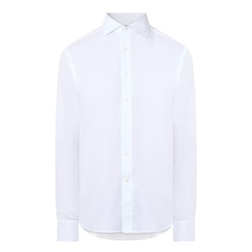 Fine Herringbone Single-Cuff Shirt