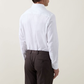 Fine Herringbone Single-Cuff Shirt