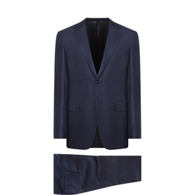 D6 Shadow Grid Two-Piece Suit