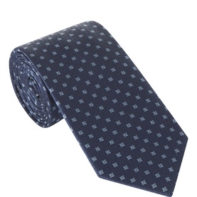 Geometric Silk Tie