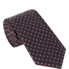 Geometric Silk Tie