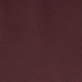 Canali Structure Silk Tie in burgundy, solid ribbed silk fabric detail, pointed tip style, 100% silk construction.
