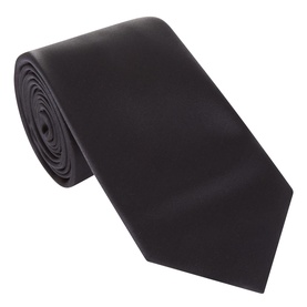 Canali Structure Silk Tie in navy, solid style with smooth silk finish, pointed tip, rolled to show 100% silk fabric texture.
