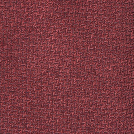 Canali Texture Silk Tie in burgundy, close-up of houndstooth-weave 100% silk fabric detail