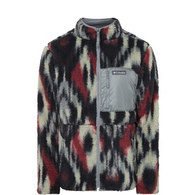 Pass Logo Badge Reversible Fleece Jacket