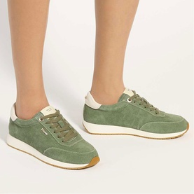 Ettah Suede Lace-Up Trainers
