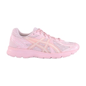 Asics trainer in Pink Salt, featuring mesh upper, blush logo stripe, lace-up fastening and cushioned sole
