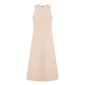 Linen Flared Dress