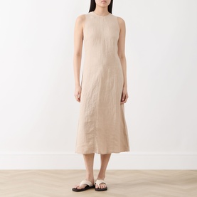 Linen Flared Dress