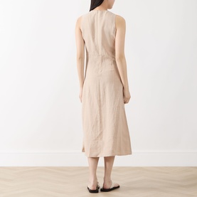 Linen Flared Dress