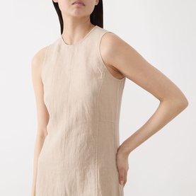 Linen Flared Dress