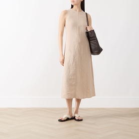 Linen Flared Dress
