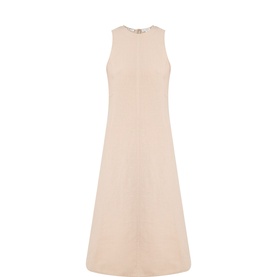 Linen Flared Dress
