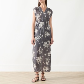 Botanical Print Dress