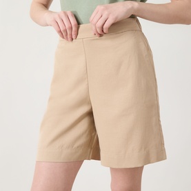 Woven Straight-Leg Shorts