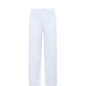 Mason Mid-Rise Ankle Straight Leg Jeans