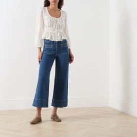 Anessa High-Rise Wide Leg Jeans