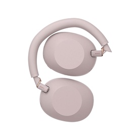 Sony WH1000 Mark 6 Noise Cancelling Bluetooth Over-Ear Headphones in pink, padded ear cups and adjustable headband