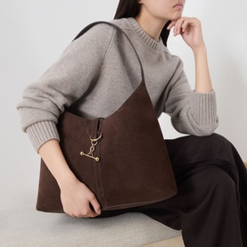 Kite Suede Maxi Hobo Bag