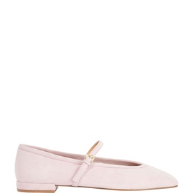 Hearthrob Suede Mary Jane Ballet Flats