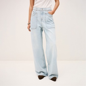 Zoel Cargo Straight Leg Jeans