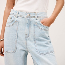 Zoel Cargo Straight Leg Jeans