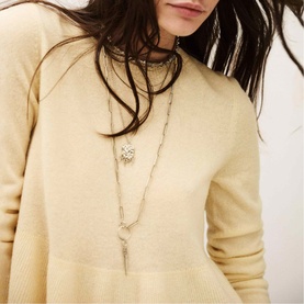 Salama Peplum Knitted Sweater