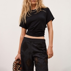 Blanca Open Tie Back Top