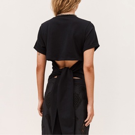 Blanca Open Tie Back Top