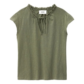 Very Ruffle Tie Front Top