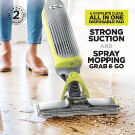 VacMop Cordless 2-in-1 Vacuum Mop with Targeted Spray