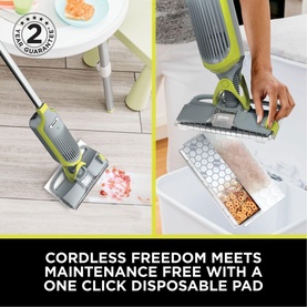 VacMop Cordless 2-in-1 Vacuum Mop with Targeted Spray