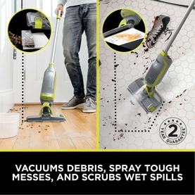 VacMop Cordless 2-in-1 Vacuum Mop with Targeted Spray