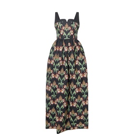 Jaspe Azucar Floral Flared Dress