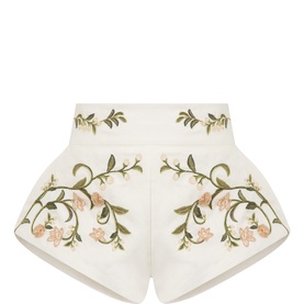 Gatti Valle Floral Linen Shorts