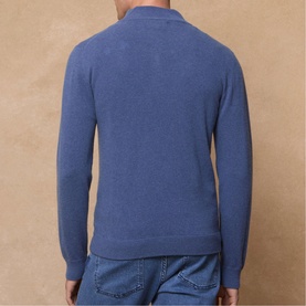 Lunnaigh Lambswool Quarter-Zip Sweater