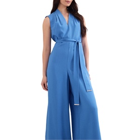 Marta Belted Wide Leg Jumpsuit