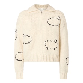 The Crop Raquette Cardigan