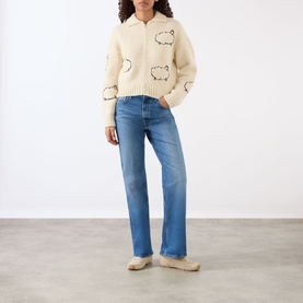 The Crop Raquette Cardigan