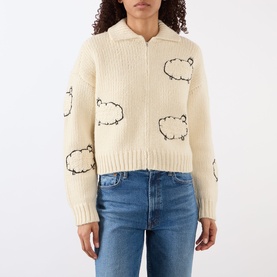 The Crop Raquette Cardigan