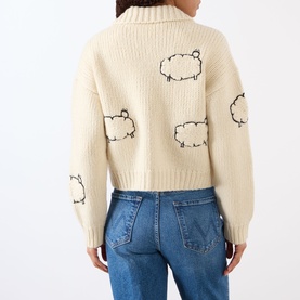 The Crop Raquette Cardigan