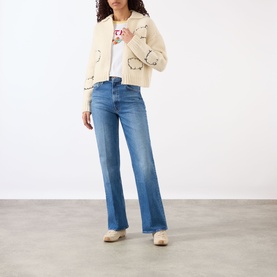 The Crop Raquette Cardigan