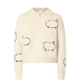 The Crop Raquette Cardigan
