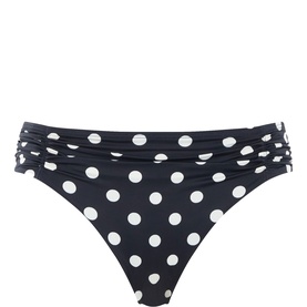 Anya Riva Spot Gathered Bikini Bottoms