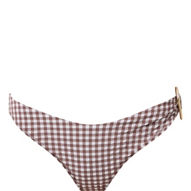 Cabo Verde Gingham Bikini Bottoms
